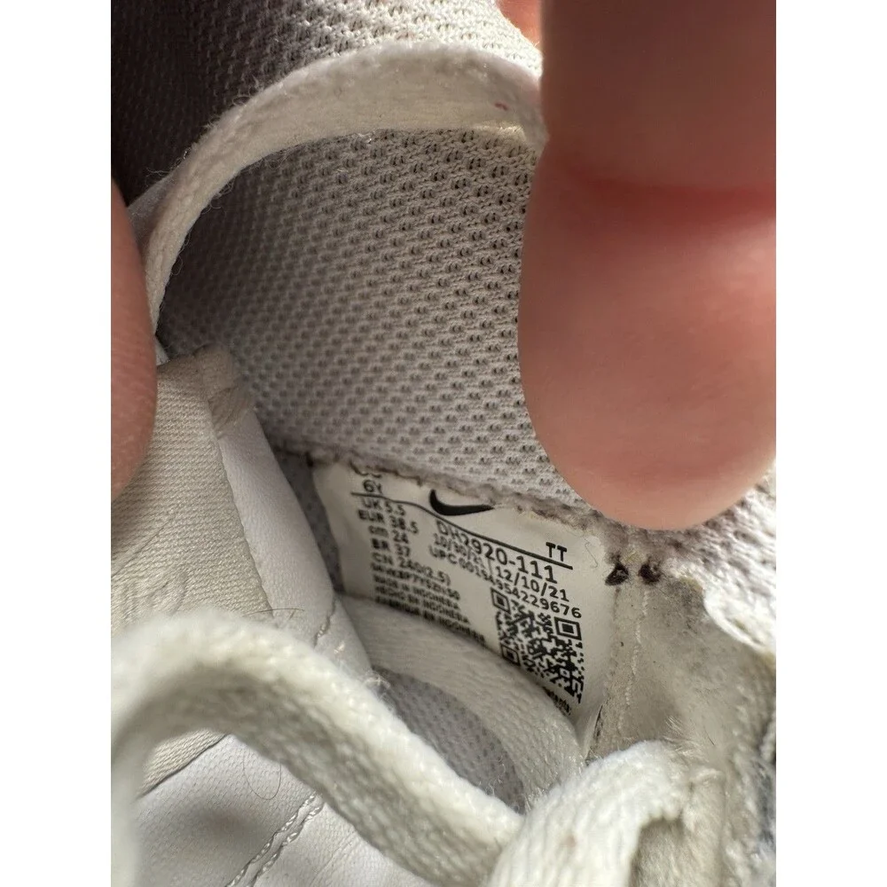Nike Air Force 1 Low GS 6Y White Leather Sneakers DH2920-111 Classic AF1 Shoes